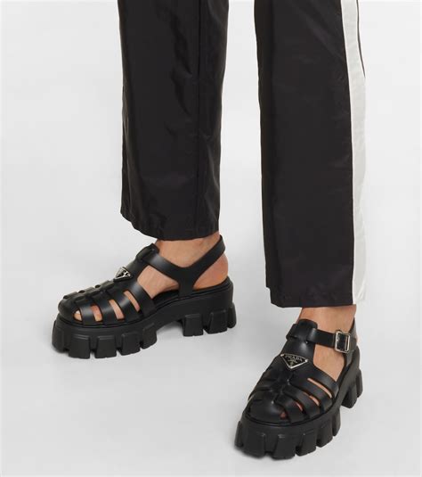 prada rubber sandals price|prada plexiglass sandals.